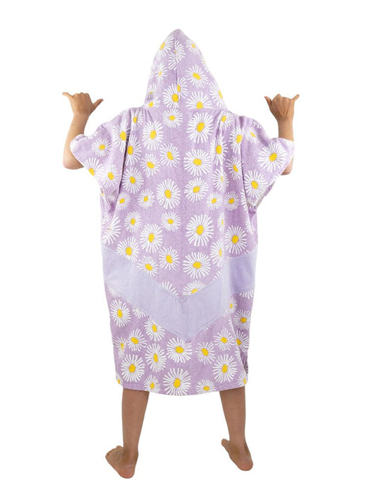 V Poncho Junior - Flower Power 9-15 ans