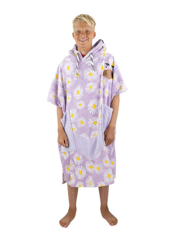V Poncho Junior - Flower Power 9-15 ans