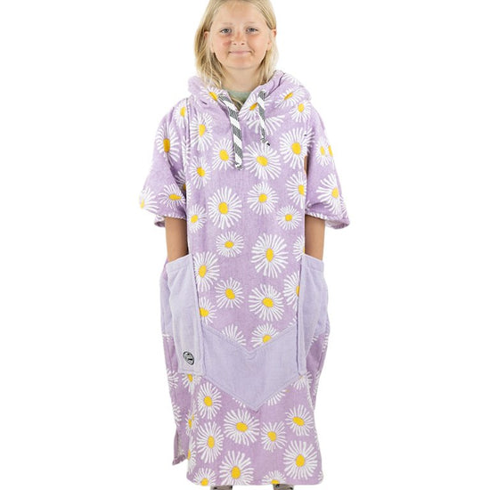 V Poncho Junior - Flower Power 9-15 ans