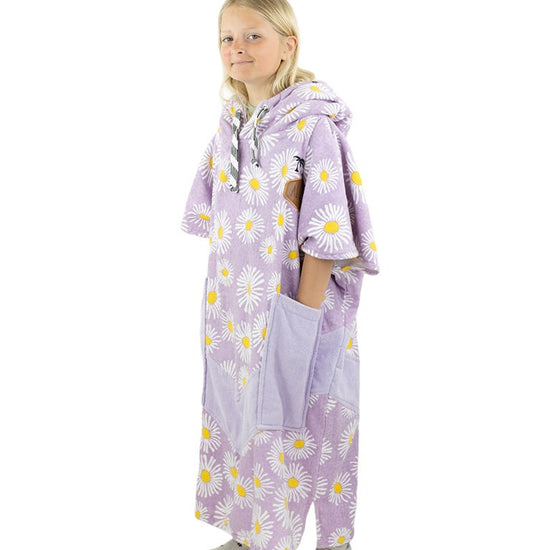 V Poncho Junior - Flower Power 9-15 ans