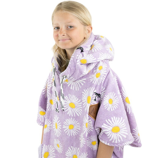 V Poncho Junior - Flower Power 9-15 ans