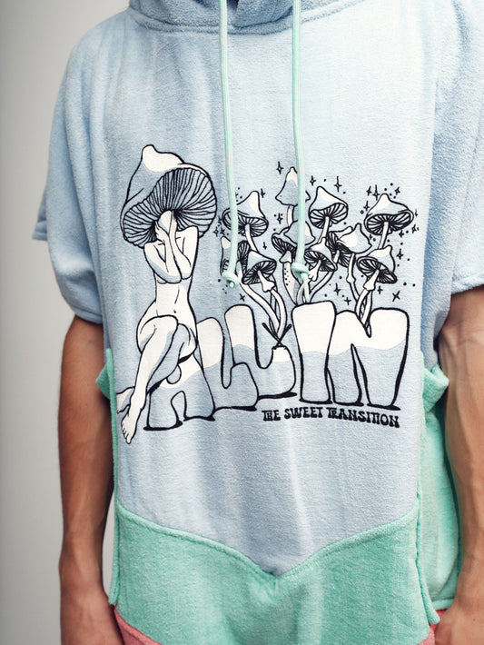 Junior Poncho 9 to 15 years - Mushroom