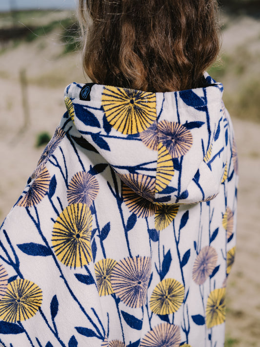 Poncho Junior 9-15 Jahre - Dandelion Blau