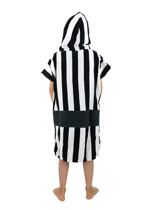 Kids Poncho Jacquard - Good Vibes Black 6-9 ans