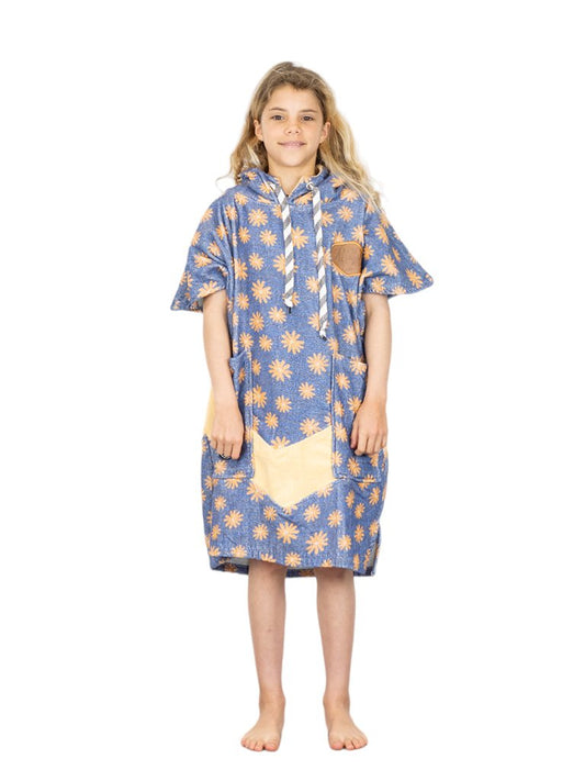 Kids Poncho - Paquerette 6-9 ans