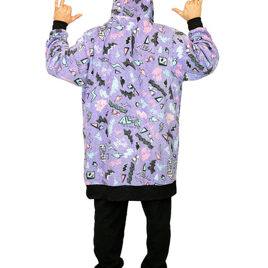 Poncho Polar - Pop 80s Violeta L/XL