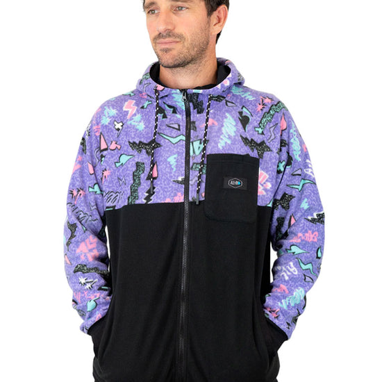 Polar Hoodie - Pop 80s Violet L