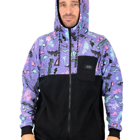 Polar Hoodie - Pop 80s Violet L