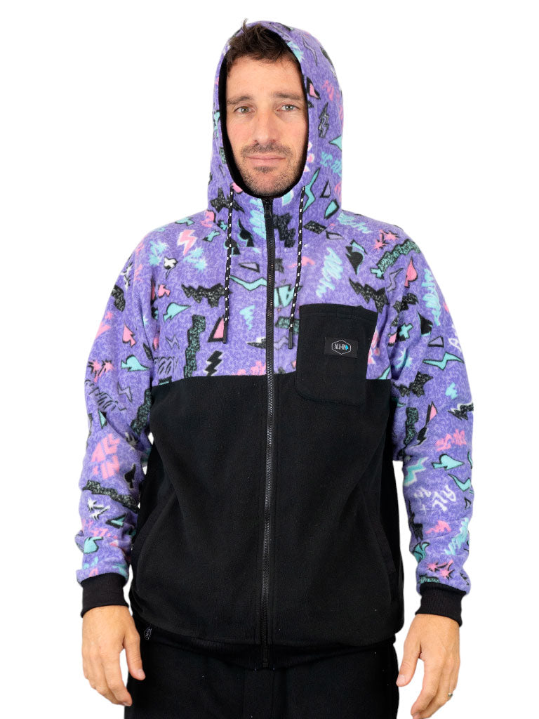 Polar Hoodie - Pop 80s Violet L