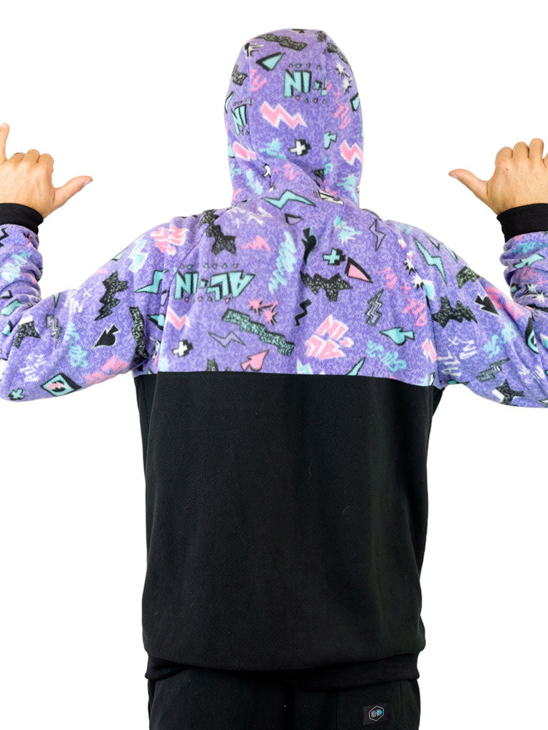 Polar Hoodie - Pop 80s Violet L