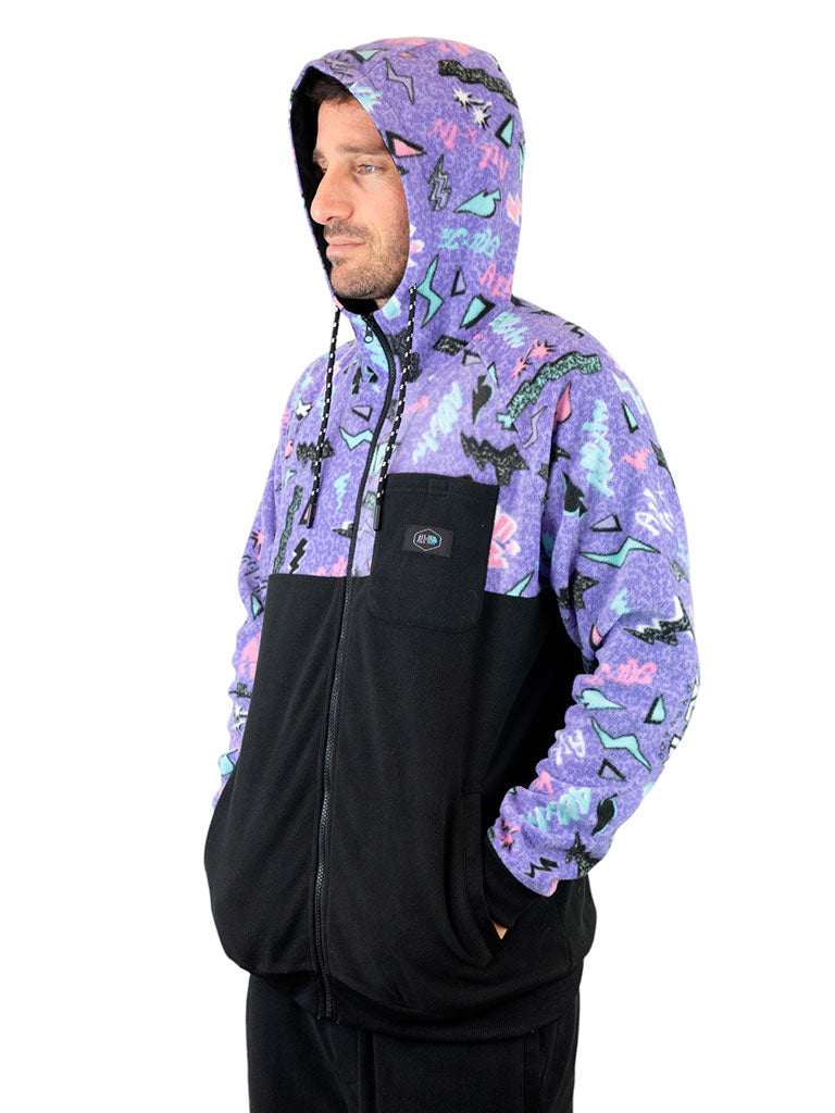 Polar Hoodie - Pop 80s Violet L