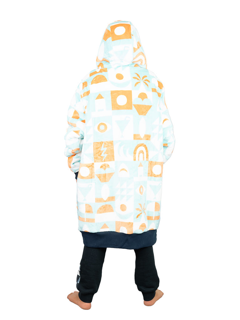 Plaid Poncho Junior - Bgirl 6-14 years