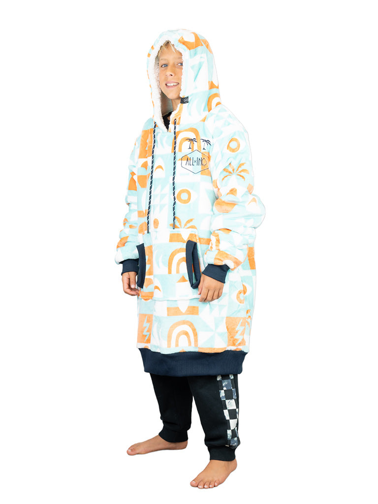 Plaid Poncho Junior - Bgirl 6-14 years