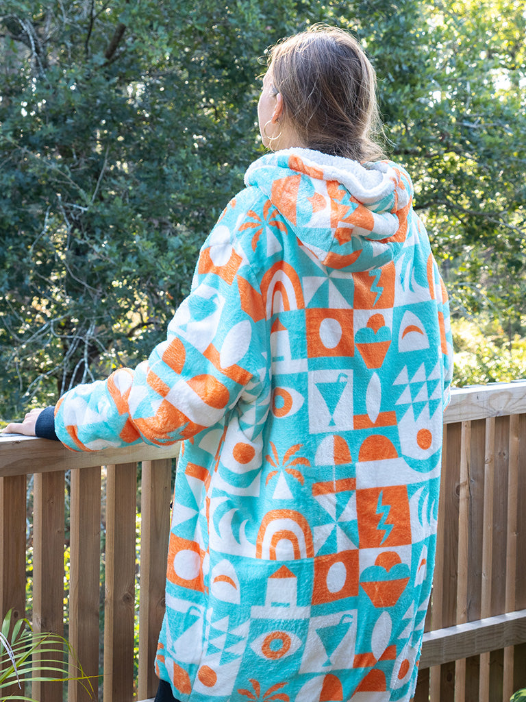 Plaid Poncho Junior - Bgirl 6-14 years