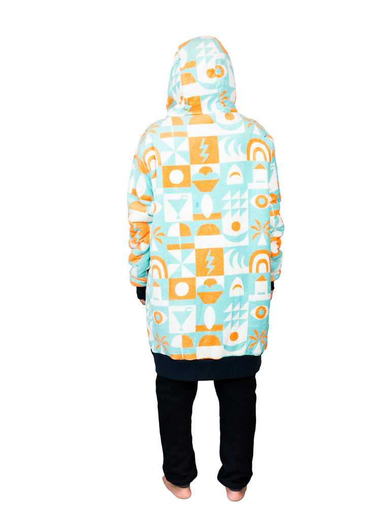 Plaid Poncho Junior - Bgirl 6-14 years