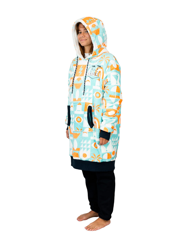 Plaid Poncho Junior - Bgirl 6-14 years