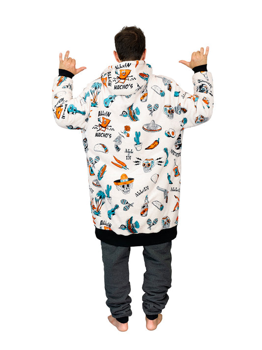 Poncho a cuadros - Mexicano L/XL