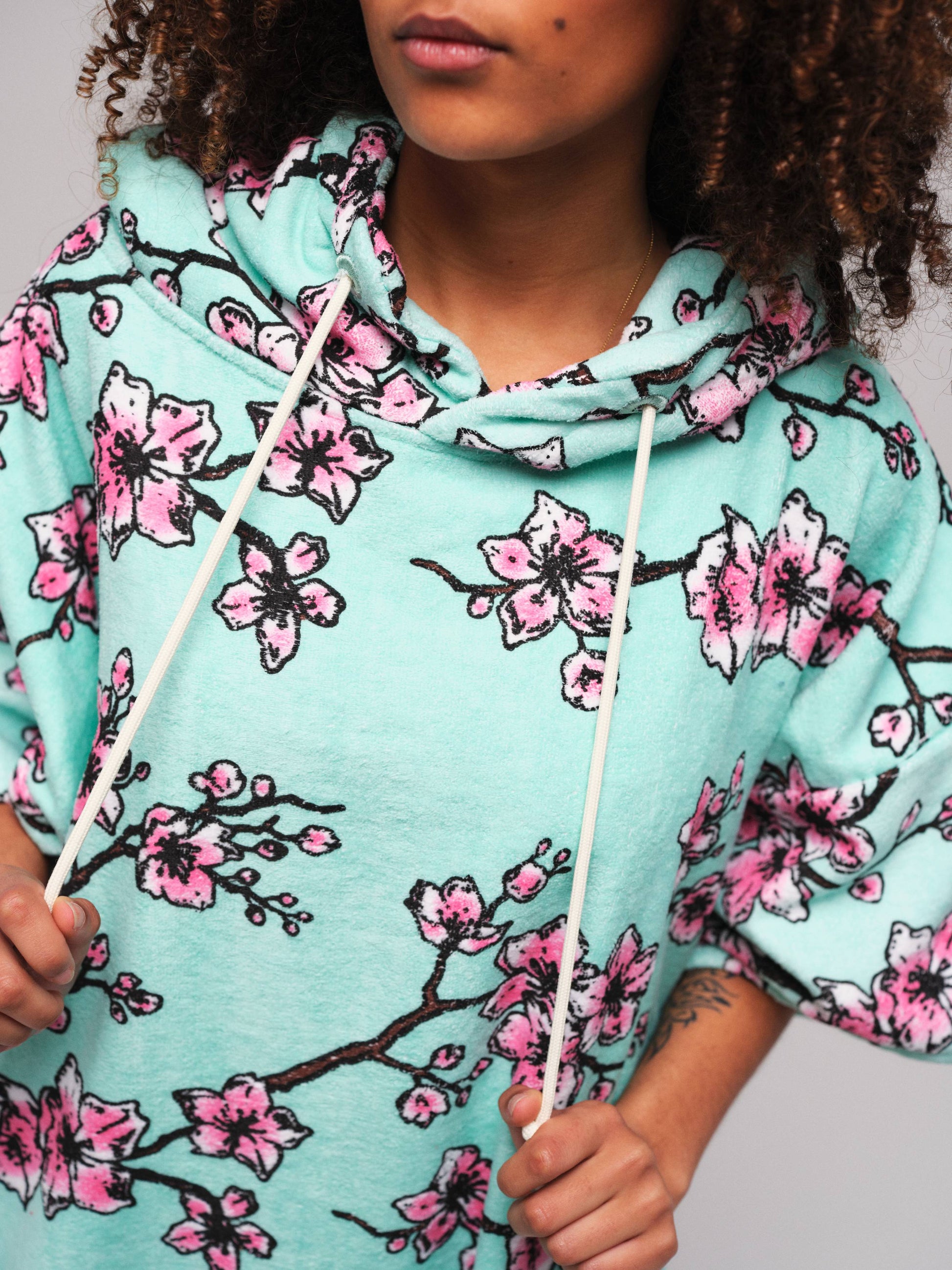 T Poncho - Cherry Tree One Size