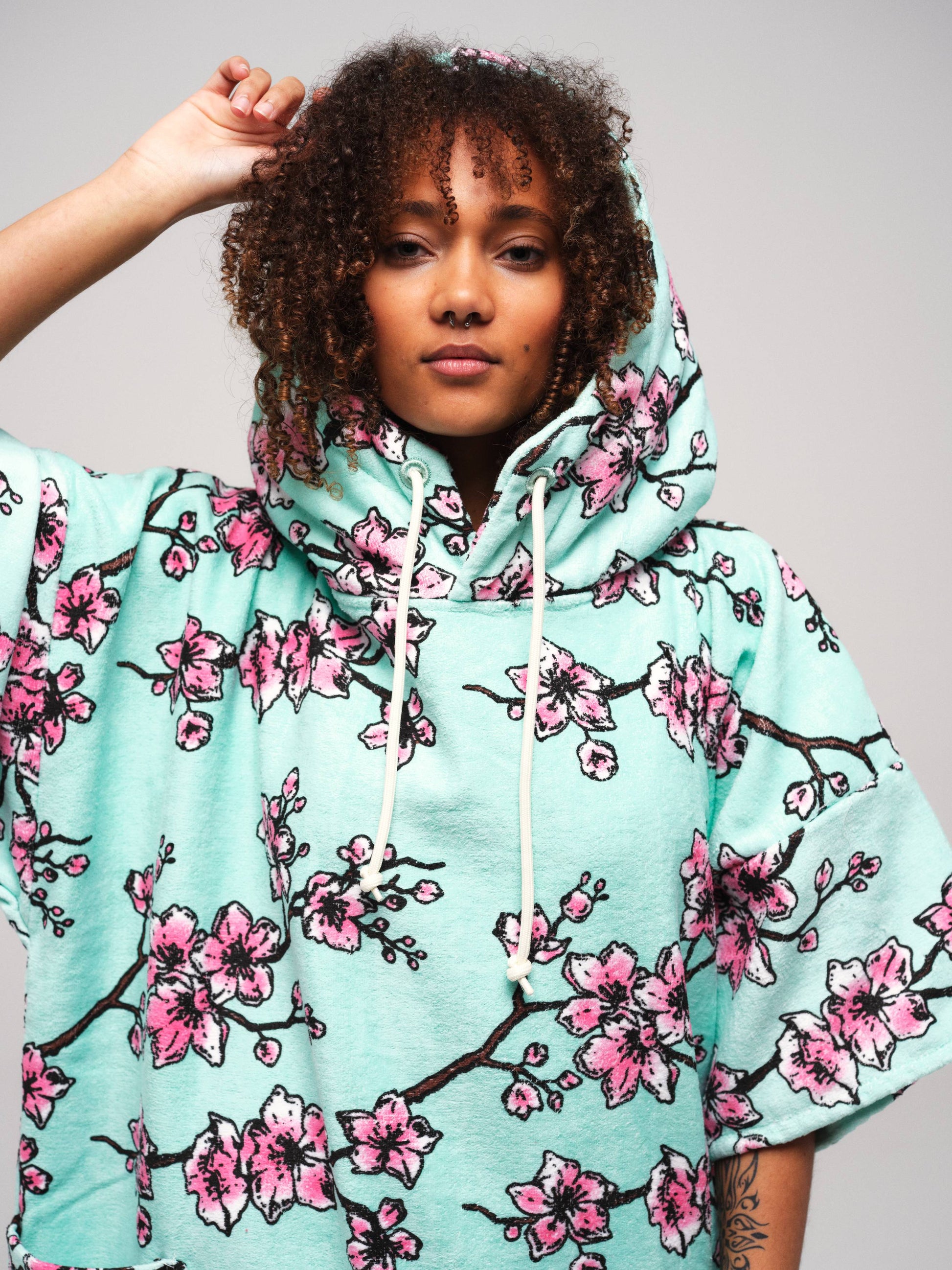 T Poncho - Cherry Tree One Size