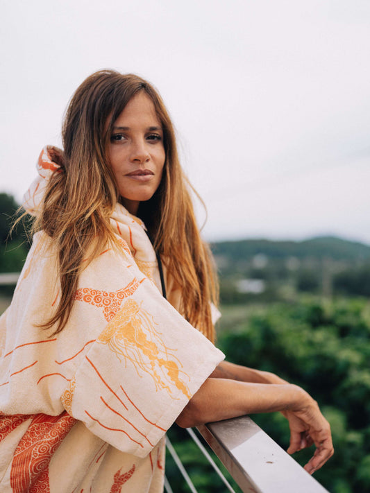 Adult short-sleeve poncho - Walies