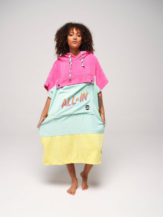 V Poncho Beach Crew - 80 Ies One Size