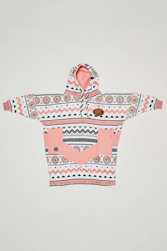Junior Poncho met lange mouwen - Maya 9-15 jaar