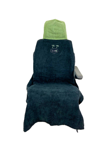 Funda asiento coche - Negro / Caqui