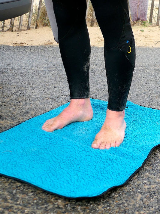 Waterproof changing mat - Black / Turquoise