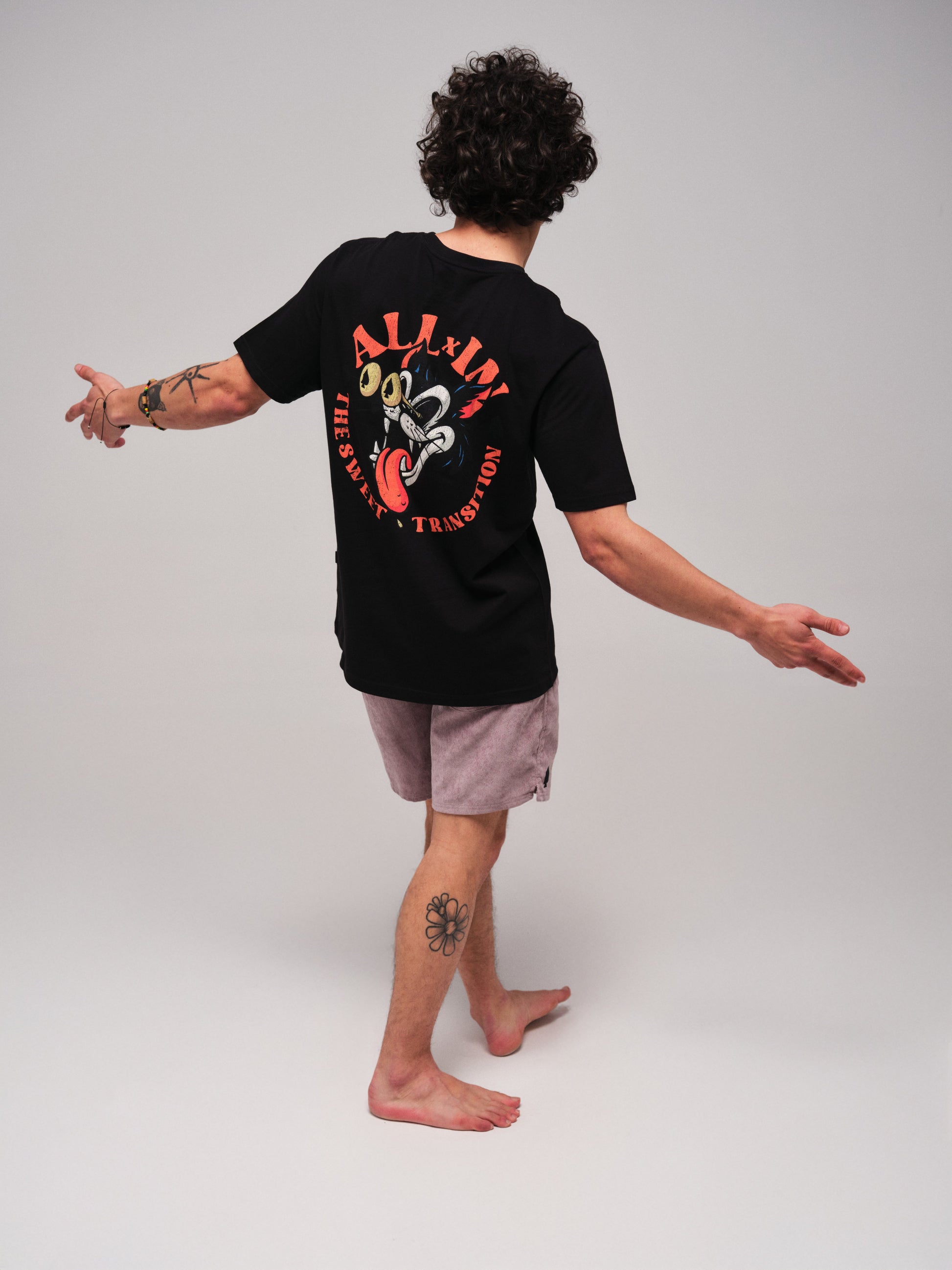 T-Shirt - Bad Cat - Black L