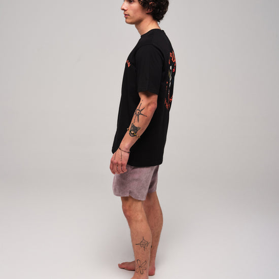 Camiseta - Bad Cat - Negro L