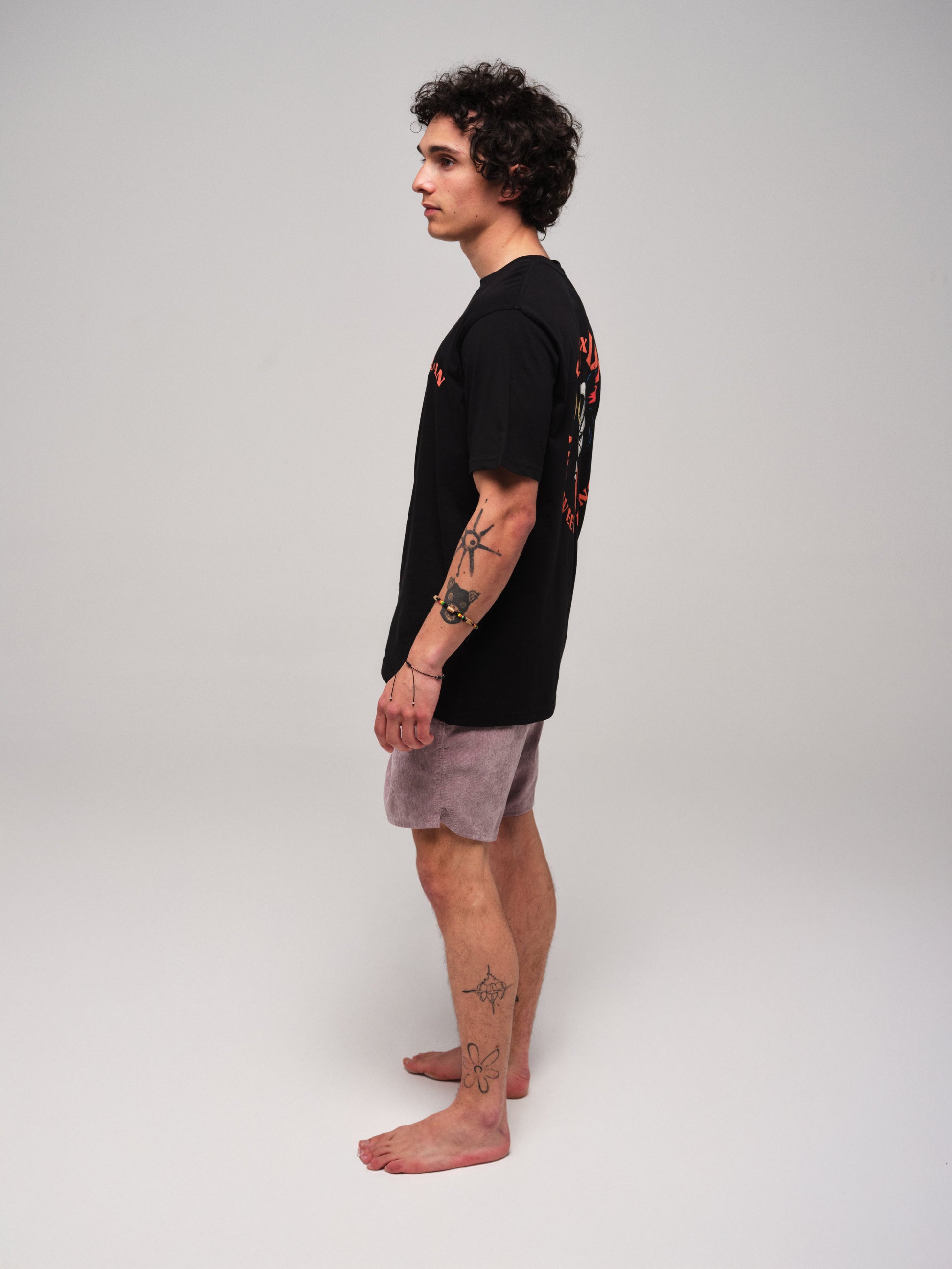 T-Shirt - Bad Cat - Black L