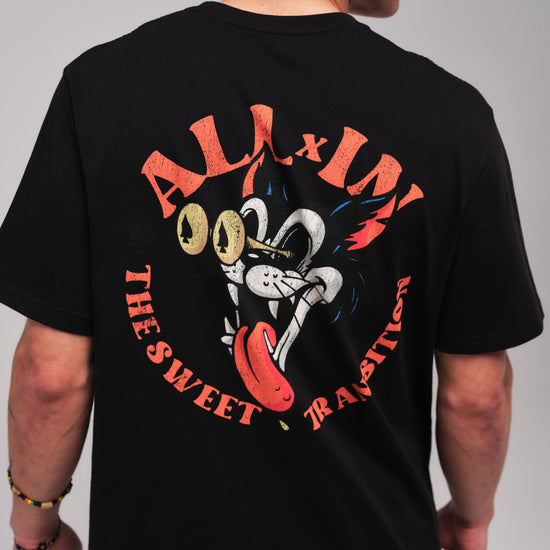 Camiseta - Bad Cat - Negro L