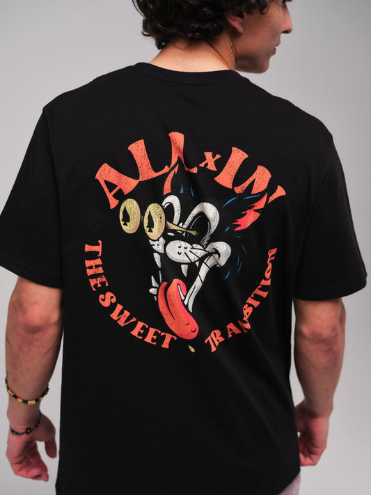 T-Shirt - Bad Cat - Black L