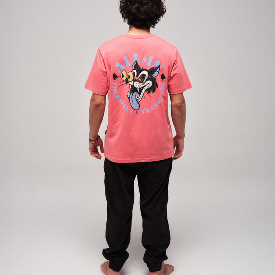 Camiseta - Bad Cat - Tea Rose L