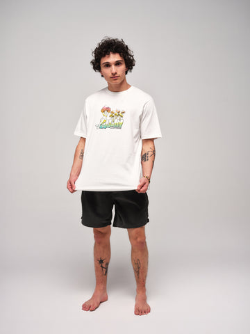 Camiseta - Champiñón - Blanca L