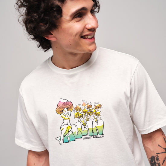 Camiseta - Champiñón - Blanca L