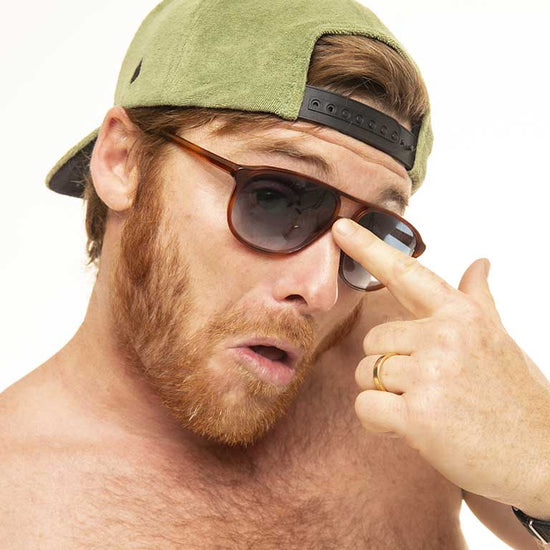 Organic Terry Velours (Flexfit) - Khaki Anchor One Size