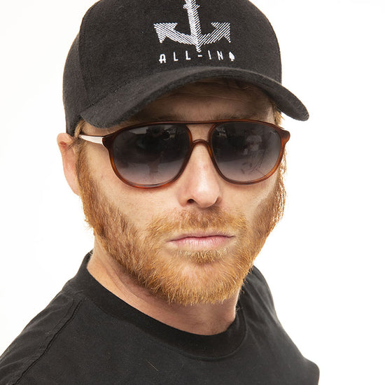 Organic Terry Velours (Flexfit) - Black Anchor One Size