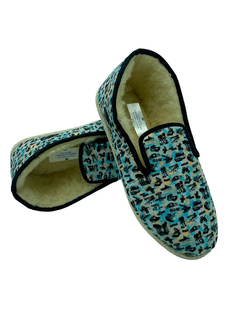 Pantoufles Charentaises ALL-IN Bleu ALL-IN