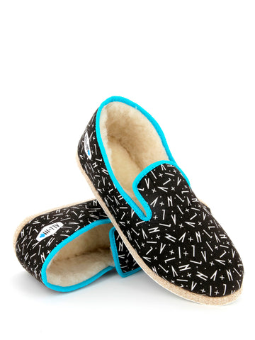 Turquoise Charentaise Slippers