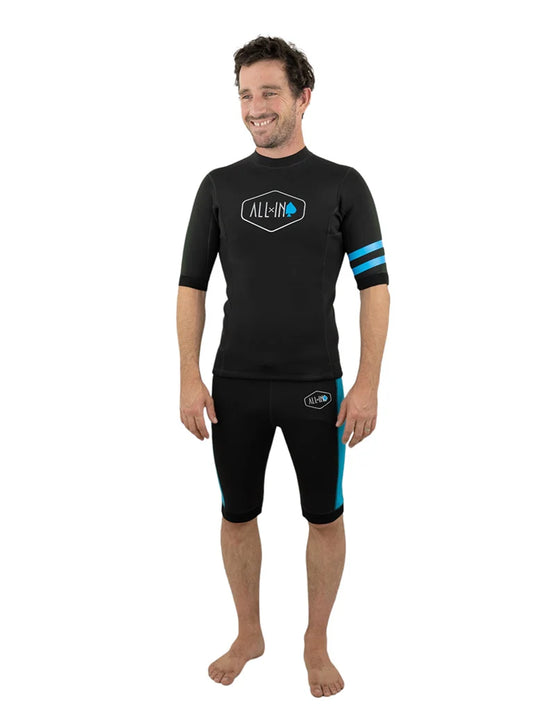 Neopren-Top mit kurzen Ärmeln 1.5mm
