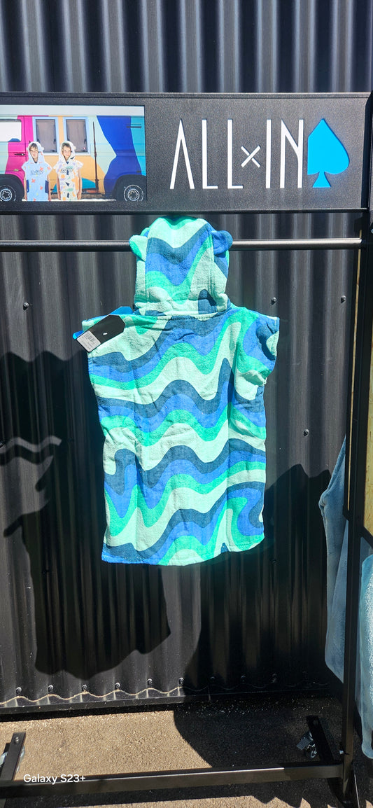 Baby Poncho - Berlin Blue