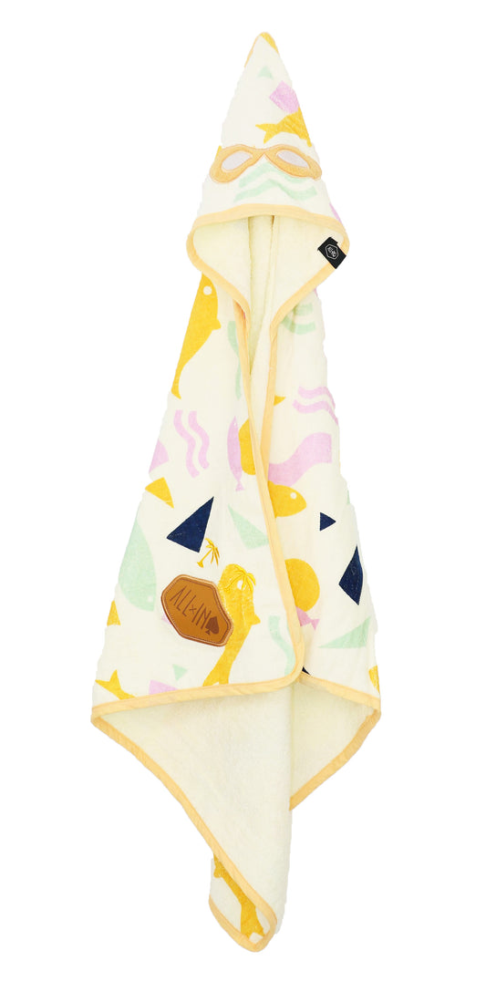 cap towel baby - sunfish