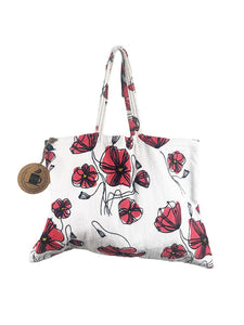 Beach Bag - Coquelicot