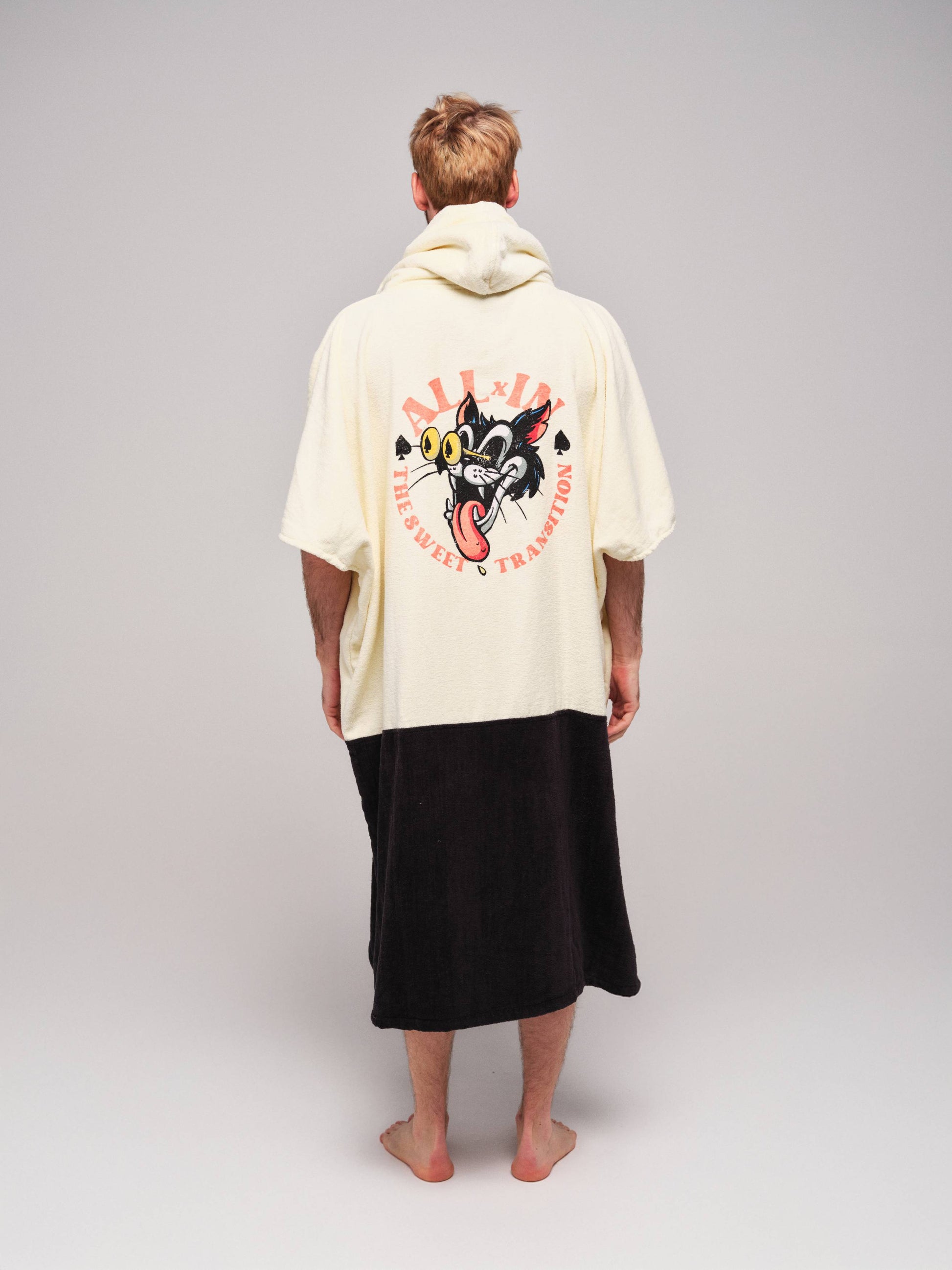 Big Foot Poncho - Stoute kat XXL