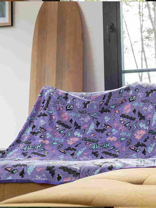 Couverture polaire - Pop 80s Violet