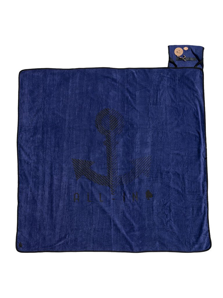 Colchoneta de playa - Ancla azul marino Talla única