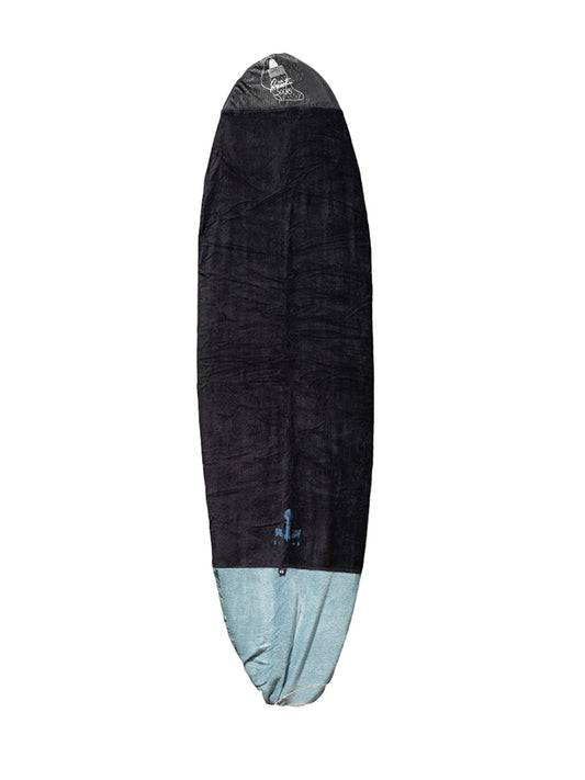 Calcetines de surf de 6'0 a 9'2 - Negro Azul Verde