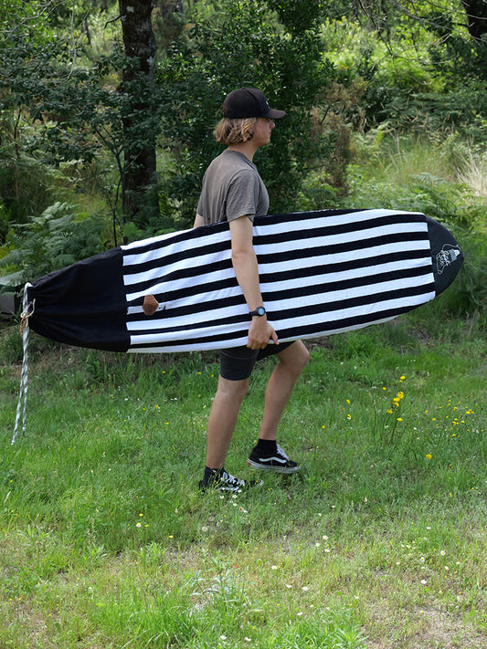 Calcetines de surf de 6'0 a 9'2 - Good Vibes Negro