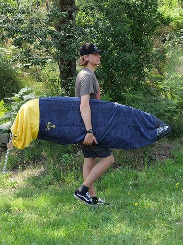 Chaussette de surf 6’0 à 9'2 - Gris Bleu Sunny